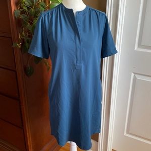 Loft teal colored shift dress. Size 2P